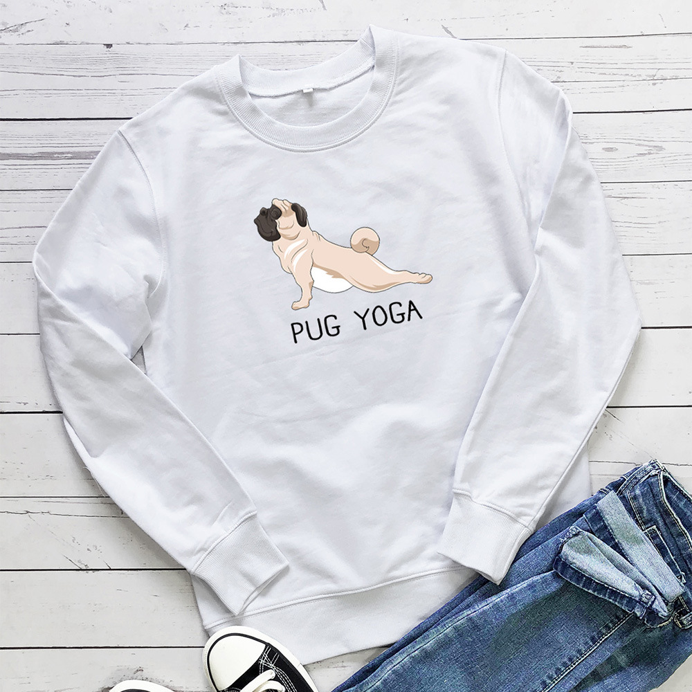 PUG YOGA Alphabet Yoga Dog Hoodie — image 3