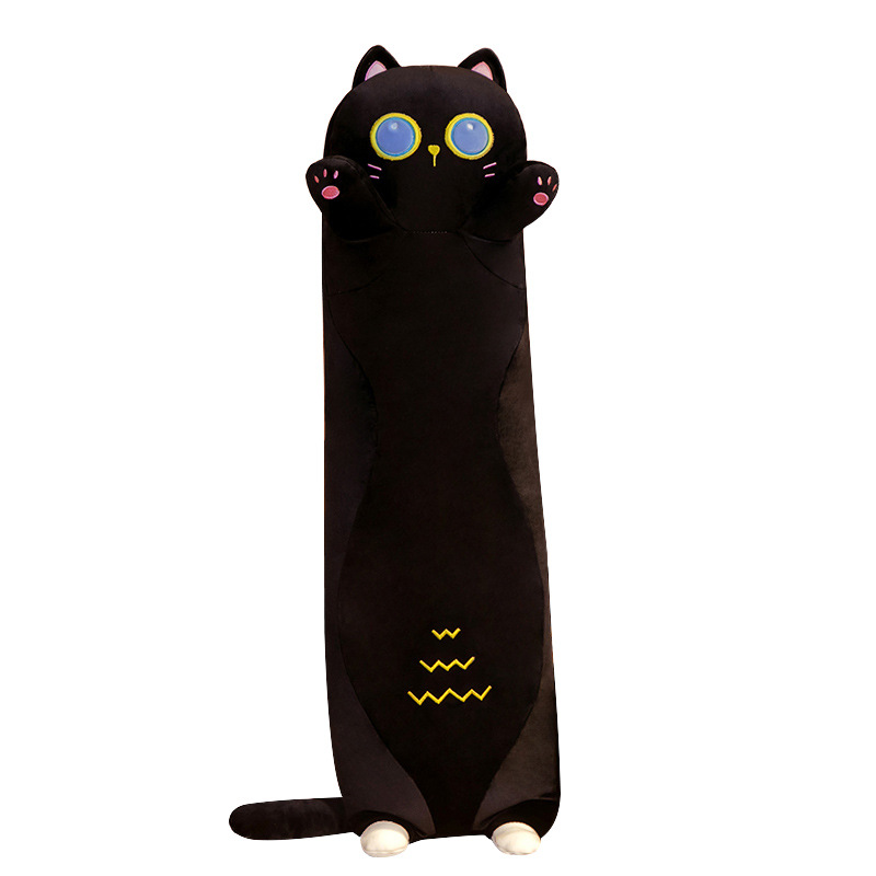 Japanese Chubby Cat Plush Toy Doll Cute Cat Pillow Children Bed Long Pillow Doll — image 8
