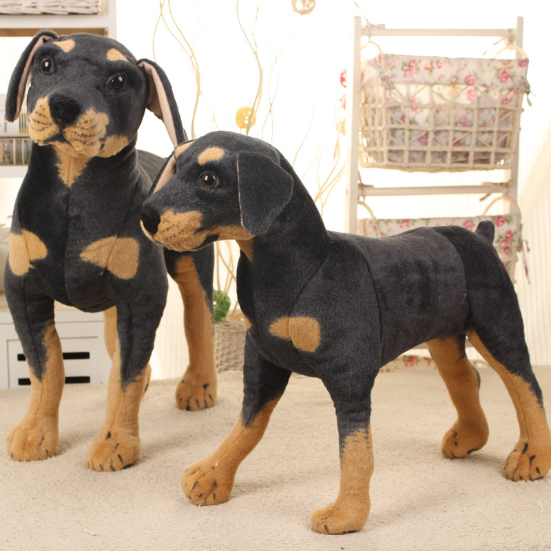 Black Dog Simulation Doll Plush Toys — image 5