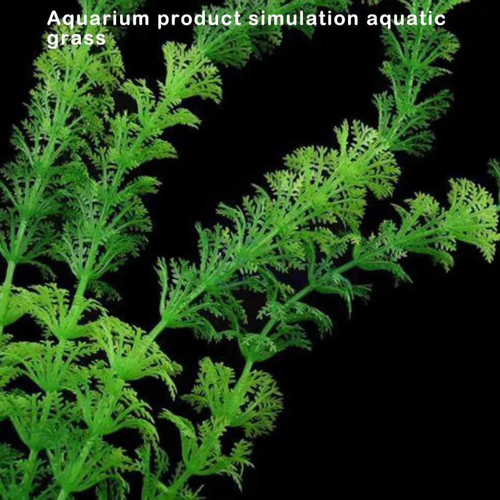 Aquarium Simulation Plant Artificial Water Weeds Ornament Aquatic Plants Aquatic Plant Fish Tank Grass Decoration Accessories — image 3