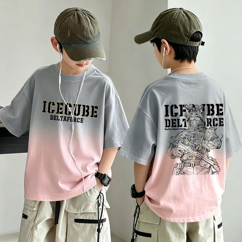 Cool Dragon Short Sleeve T-Shirt for Boys — image 11