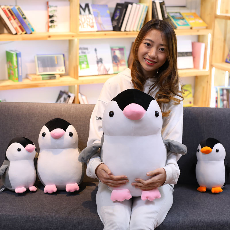 Muñeca de Pinguino de Plush Cómico para Máquina de Agarrar Acuario — imagen 1