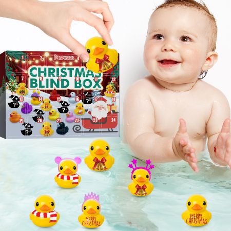 Calendario de Navidad Dowmoo con Ganso de Borracha en Caja Ciega 24 Cuadrículas Juguetes Creativos para Regalos — imagen 6
