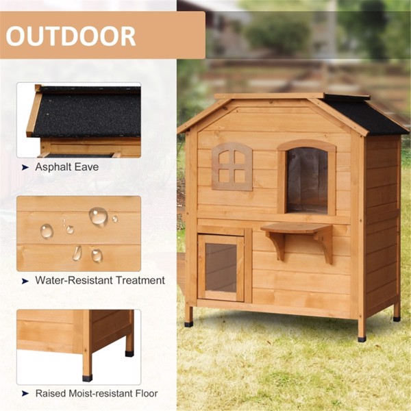 Wooden Cat House — imagen 7