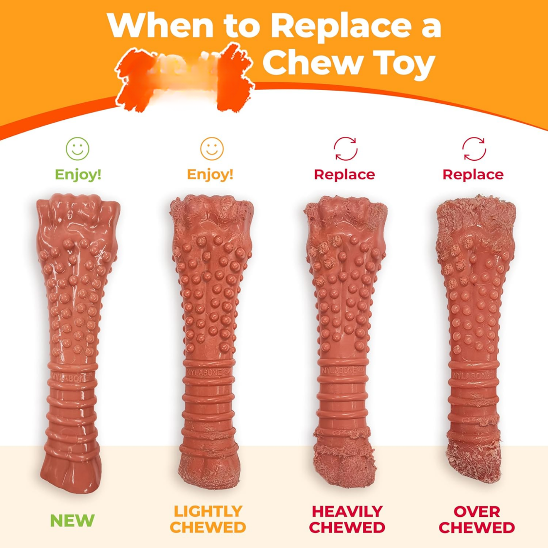 Power Chew Ring Bone Dog Toy Flavor Medley, XSmall Durable Chew Toy For Aggressive Chewers — image 2
