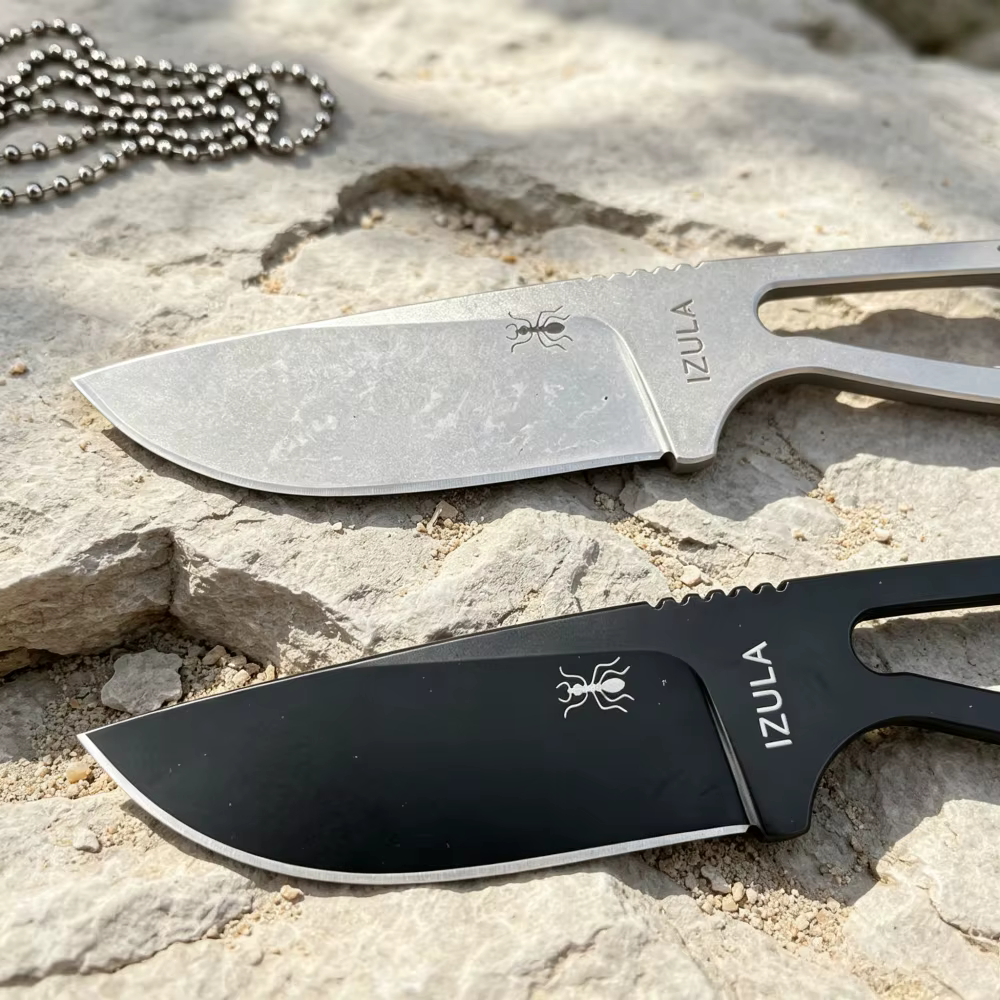 IZULA Camping Fishing Adventure Knife with Kydex Sheath High Hardness Outdoor Straight Knife Stainless Steel Pocket Daily Knives — image 4