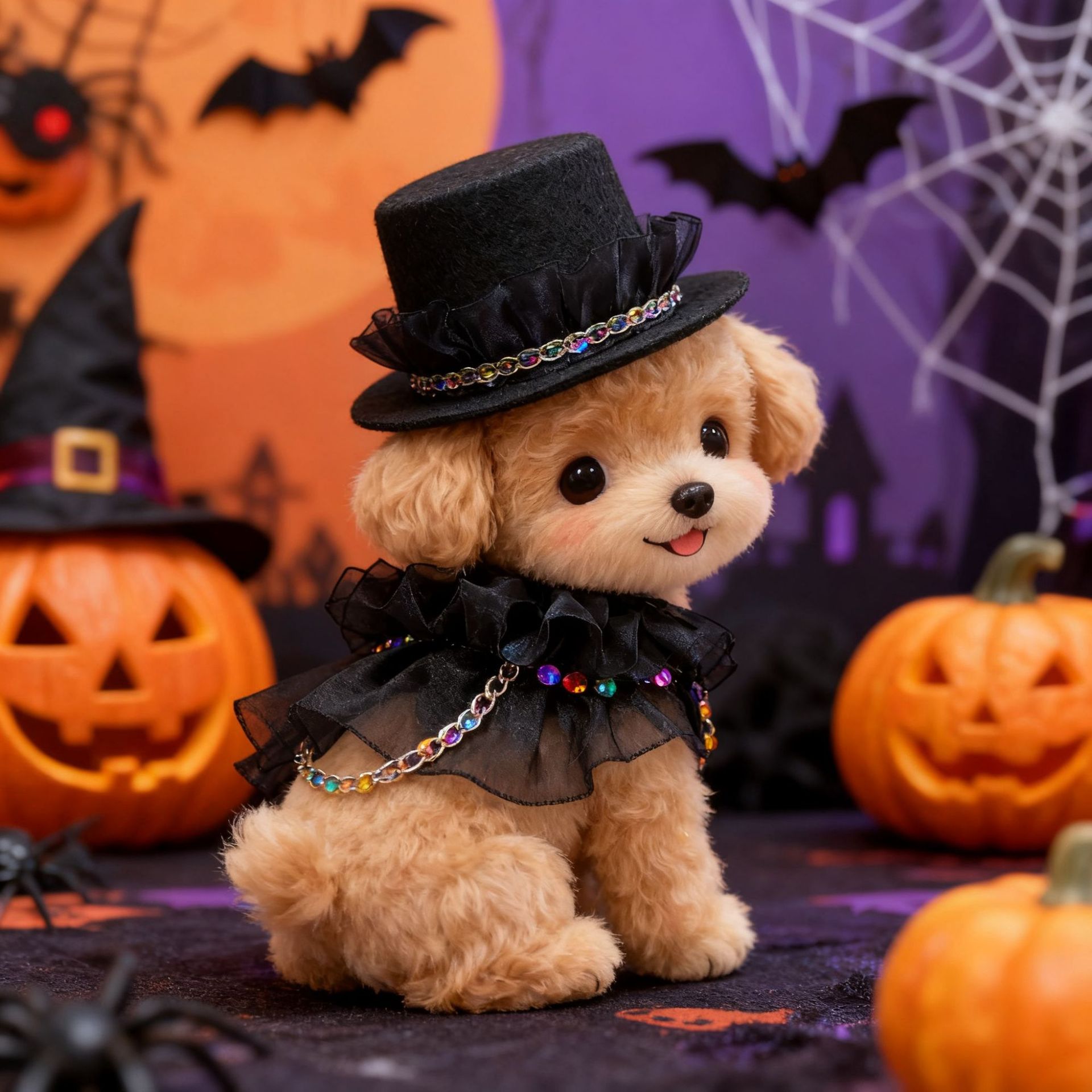 Sombrilla de Fiesta para Mascotas Serie Completa de Animales Miniatura Navidad Halloween Cumpleaños — imagen 5
