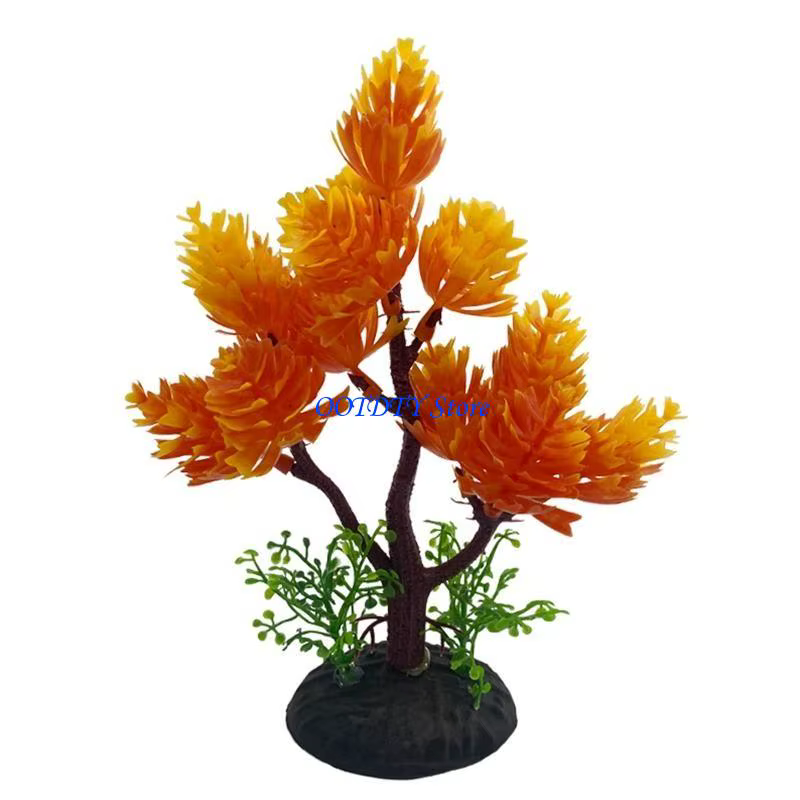 367A Plantas de Acuario Artificiales para Decoración de Peceras, Árbol Pequeño Submarino — imagen 4