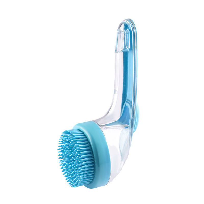 Pulidor de Mascotas para Perros y Gatos - Cepillo para Baño con Contenedor de Jabón, Mano Larga — imagen 9