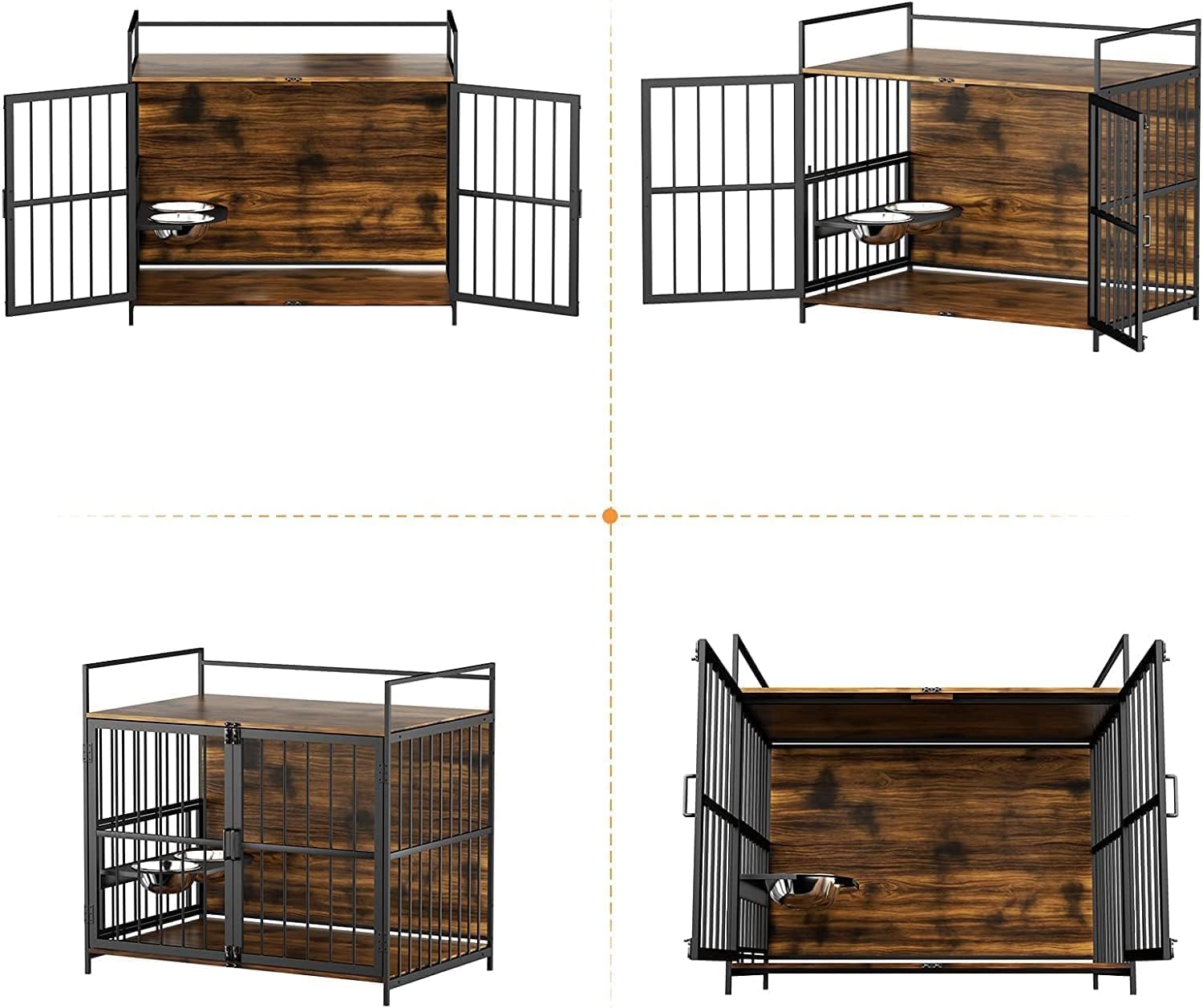 Cámaras para Perros de Estilo Mueble para Grandes Razas Indoor Resistentes Super Fuertes 41" — imagen 3