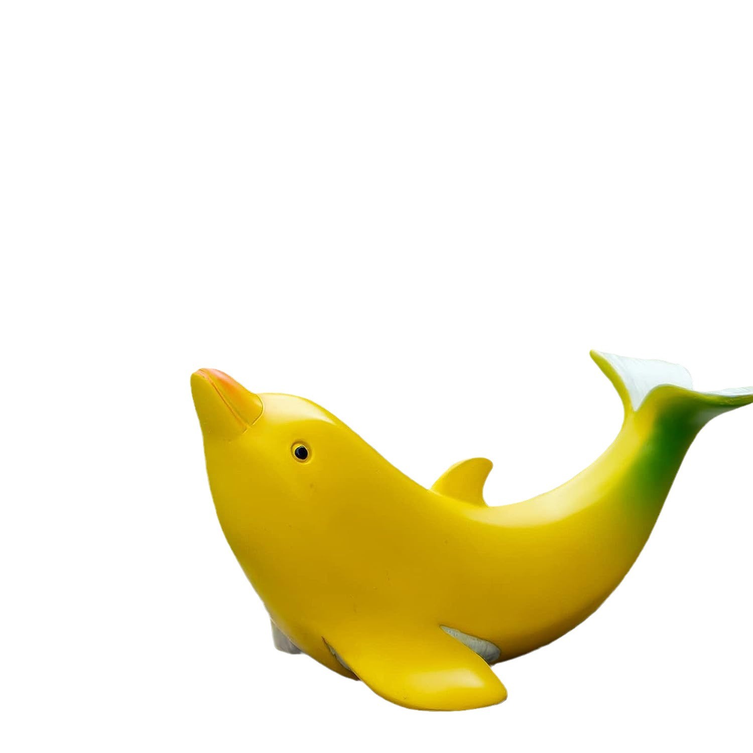 Ornamentos de escultura de delfín de banana en resina — imagen 1