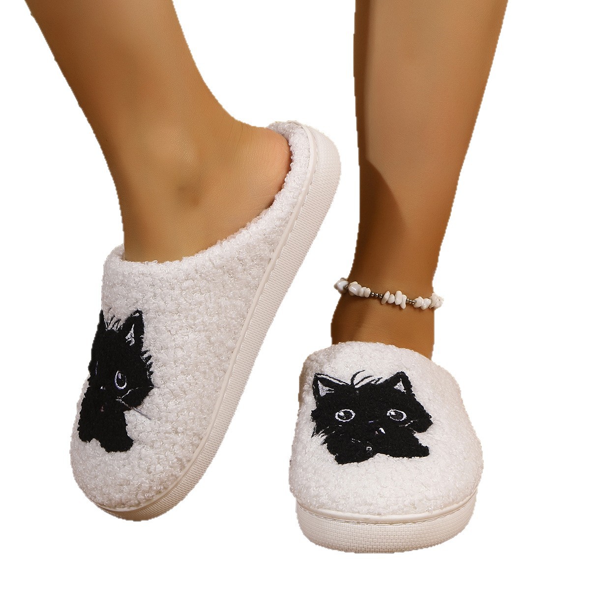 Black Kitten Slipper — image 1