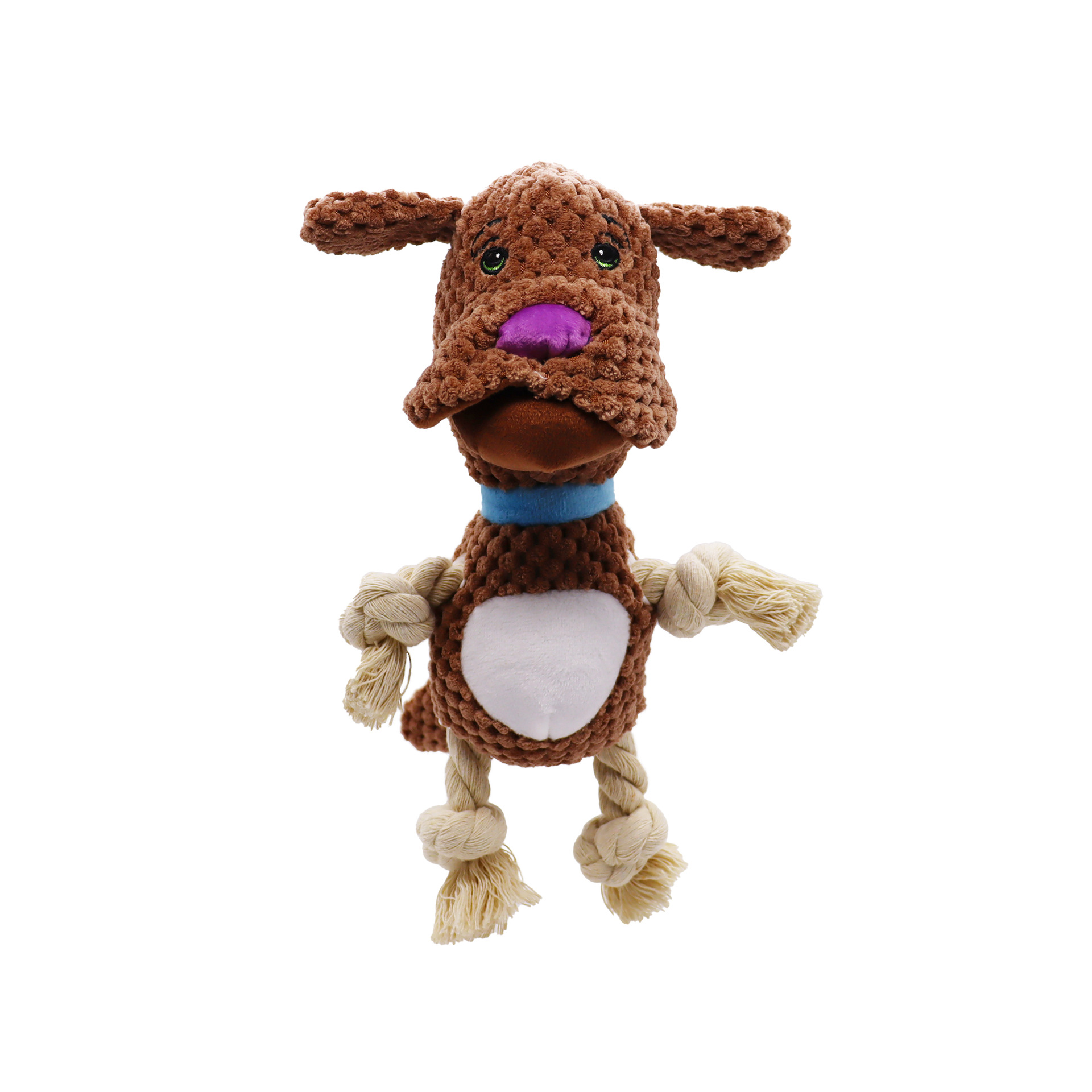 Juguete de Peluche para Perro con Voz que Alivia el Aburrimiento de Golden Retriever, Interactivo, Limpieza de Dientes, Masticación, Tamaño Mediano — imagen 1