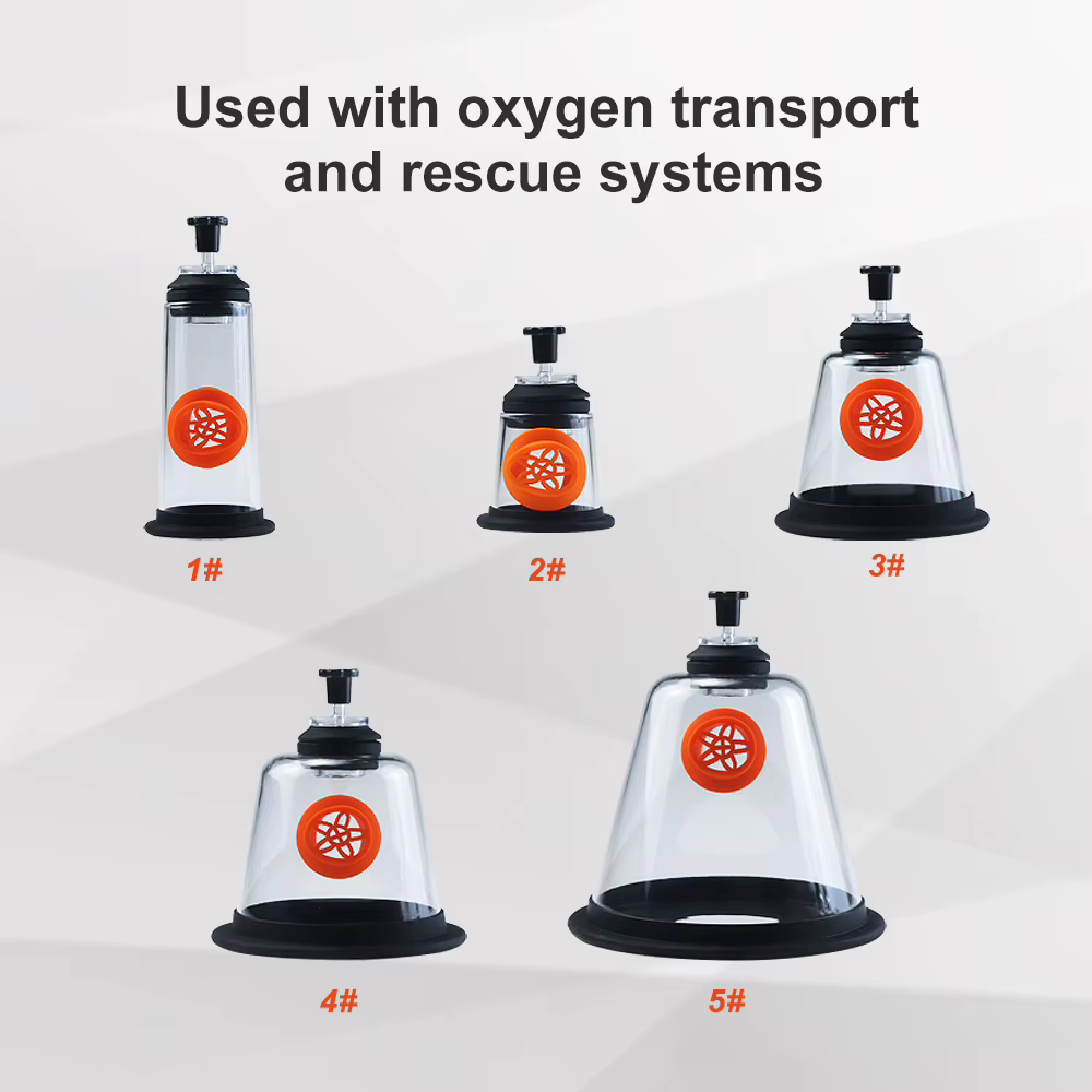 Canack Pet Oxygen Mask Kit Oxygen Inhalation Atomizing Mask for Cats and Dogs 5 Sizes Veterinary Clinic Supplies — image 3