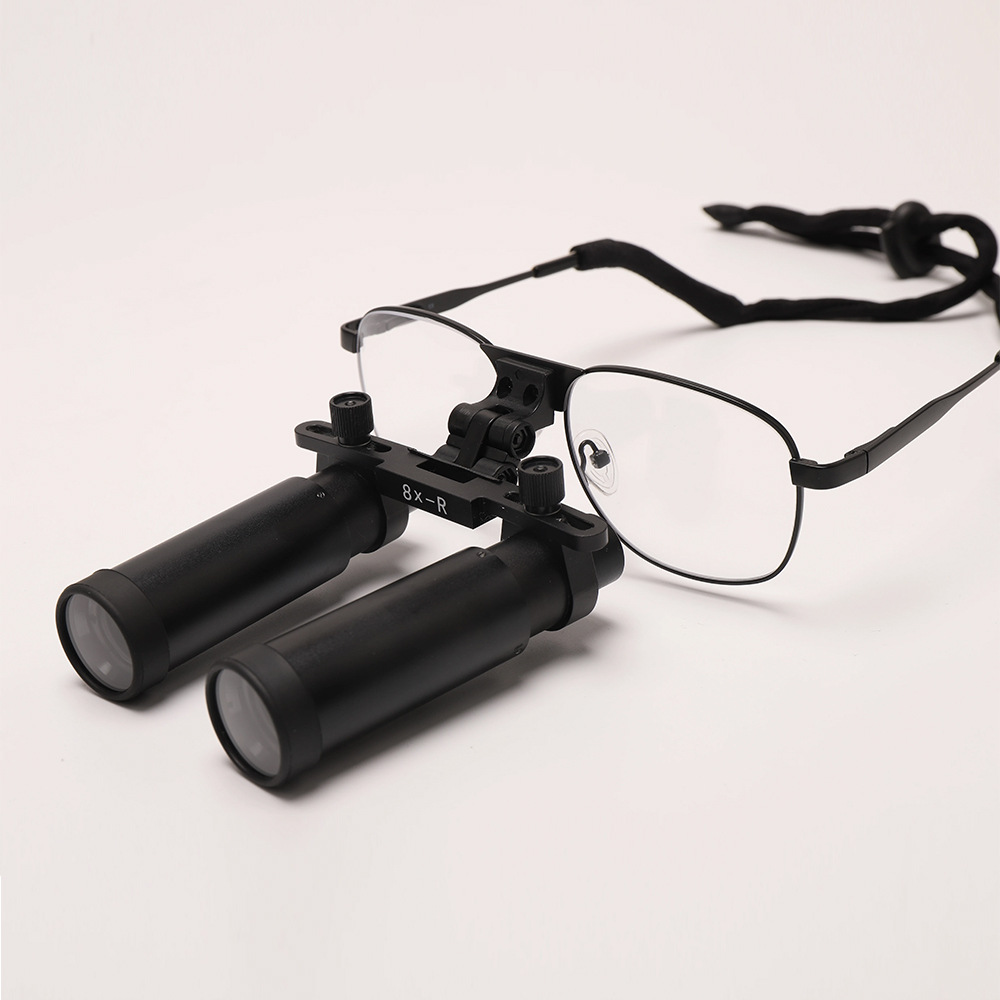 8X Binocular Head-Mounted Optical Loupes for Dental Surgical Procedures — image 1
