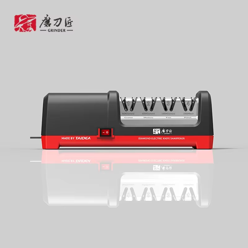 TAIDEA Professional Electric Knife Sharpener EU PLUG Grit 360/600/1000# and Polishing Sharpening Stone GrindStone Power18W — image 4