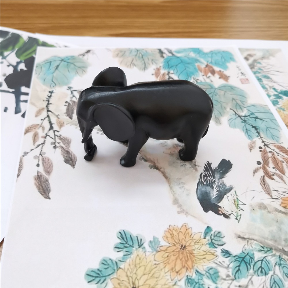 Elephant scale small ornament desktop book press simulation animal small ornament — image 5