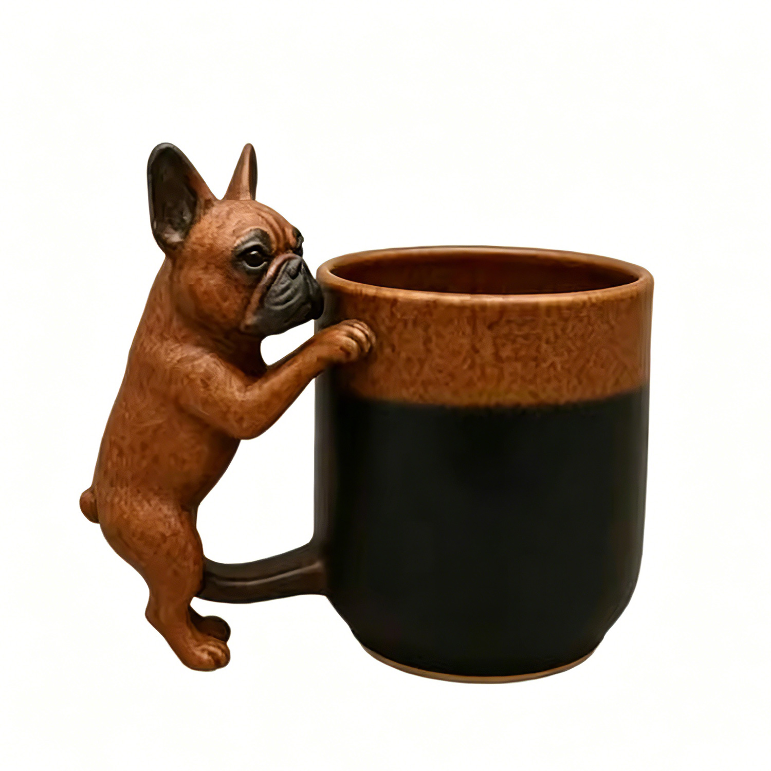 Taza de Dachshund Hecha a Mano en 3D, Taza de Cerámica Creativa con Forma de Animal en 3D, 11 Oz, Taza de Café Única con Diseño de Perro — imagen 12