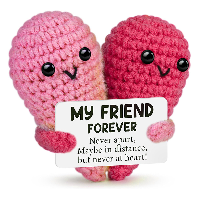 Handmade Knitted Doll Penguin Potato Turtle Dinosaur Donut Cartoon — image 21