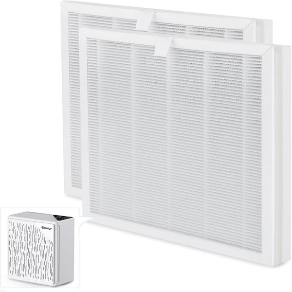 2 Piezas de Filtro de Repuesto VEWIOR H13 True HEPA Para Purificador de Aire ClearAir-A6, Humo, Caspa de Mascota, Compatible Con el Modelo A6 Prohibido en Amazon — imagen 1
