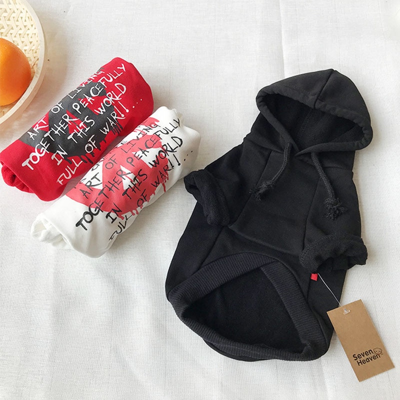 Cotton Peace French Bulldog Hoodies Pet Dog Clothes for Small Dogs Pets Clothing — image 2