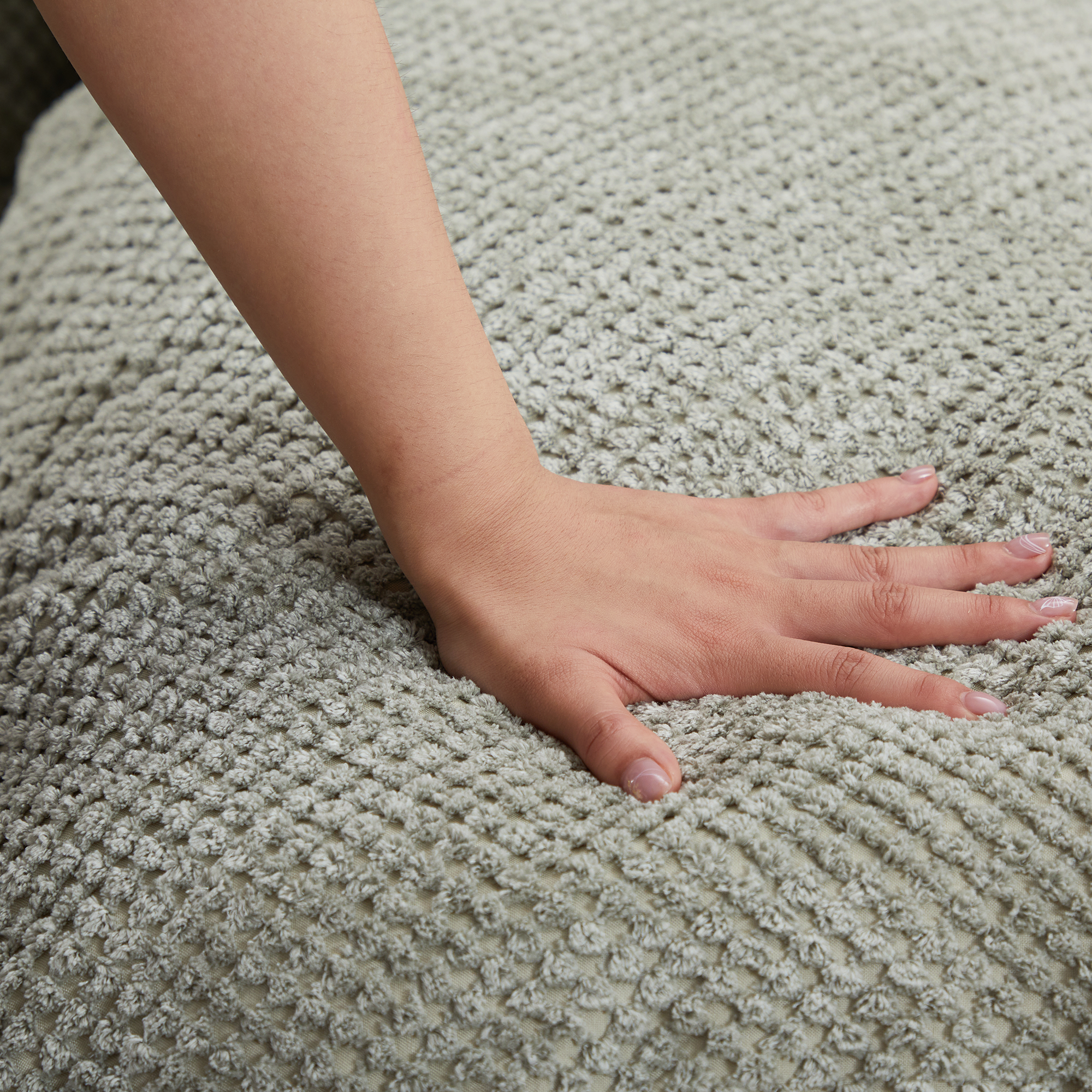 Cama para Perros Humano, Sofá Relajante 5 Posiciones Ajustables, sentarse, dormir, plegar, ideal para sala de estar, dormitorio, Diseño Ahorrador de Espacio Verde — imagen 13