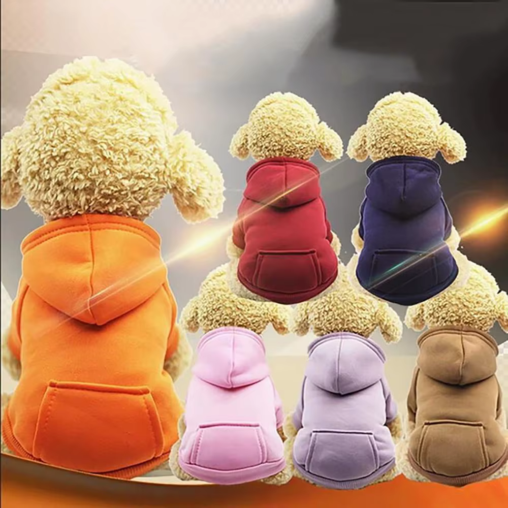 Chaquetas de invierno para perros pequeños y medianos - Trajes de lana para mascotas caninas de otoño e invierno — imagen 6