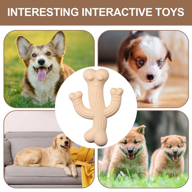 Juguetes de masticación para perros de cactus Ultra duraderos juguetes interactivos para perros resistentes a la destrucción Juguetes para perros contra la aburrición — imagen 1