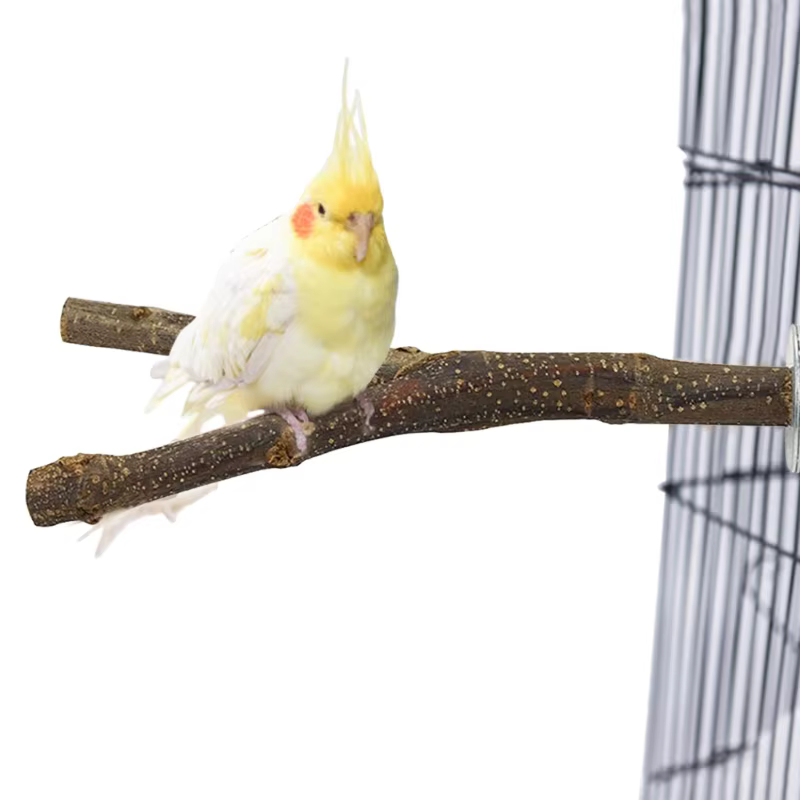 8pcs Parrot Perch Stand Bird Play Gym Parakeet Climbing Exercise Ladder for Birds Wooden Climbing Ladder Swing — image 4