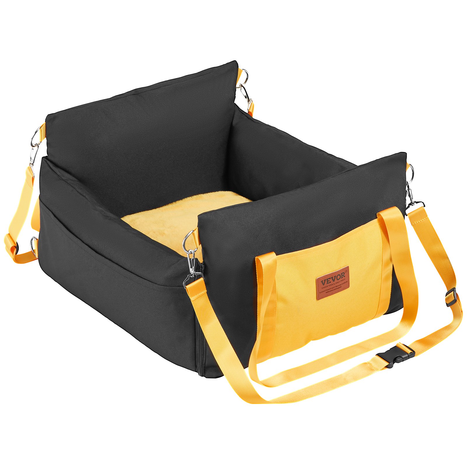 Asiento para perros de VEVOR - Asiento automotriz para pequeños perros hasta 11.3 kg, negro — imagen 3