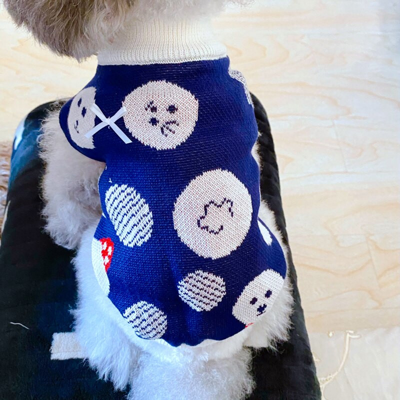 Teddy/Bichon/Maltese Winter Warm Sweater - Cute Fruit-Print Knit — image 4