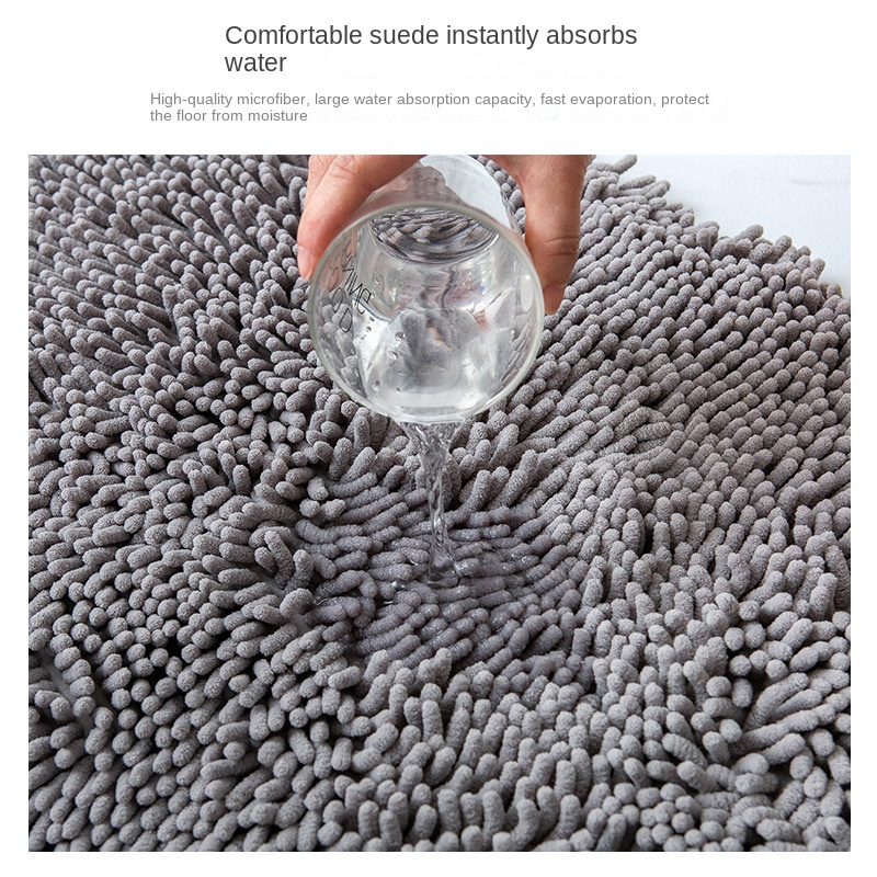 Thickened Snowy Pet Shower Mat, Highly Absorbent Pet Anti Slip Mat, Bathroom Floor Mat, Carpet — image 5
