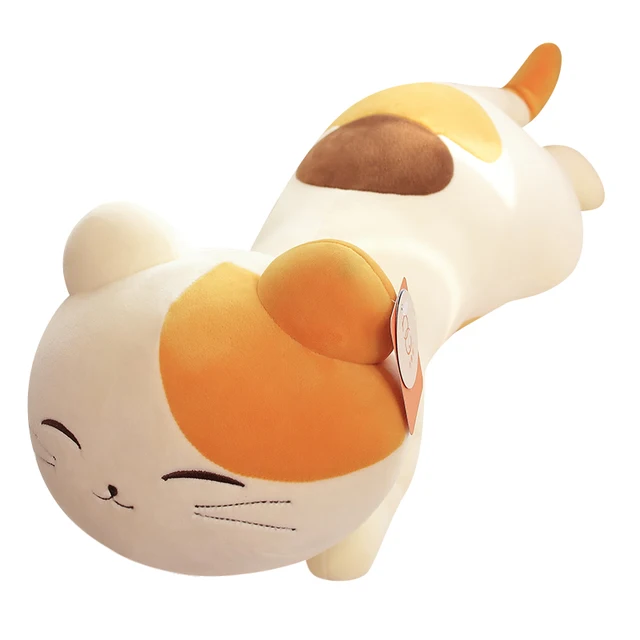 Cartoon Crouching Cat Doll Plush Toy Little Cat Doll Strip Pillow Sofa Cushion Female — image 10