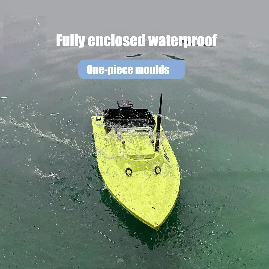 12V GPS Rc Bait Boat 500M Intelligent Cruise Control One Click Return High Speed Night Fishing Pulling Net Towing Hook Carp Boat — image 3