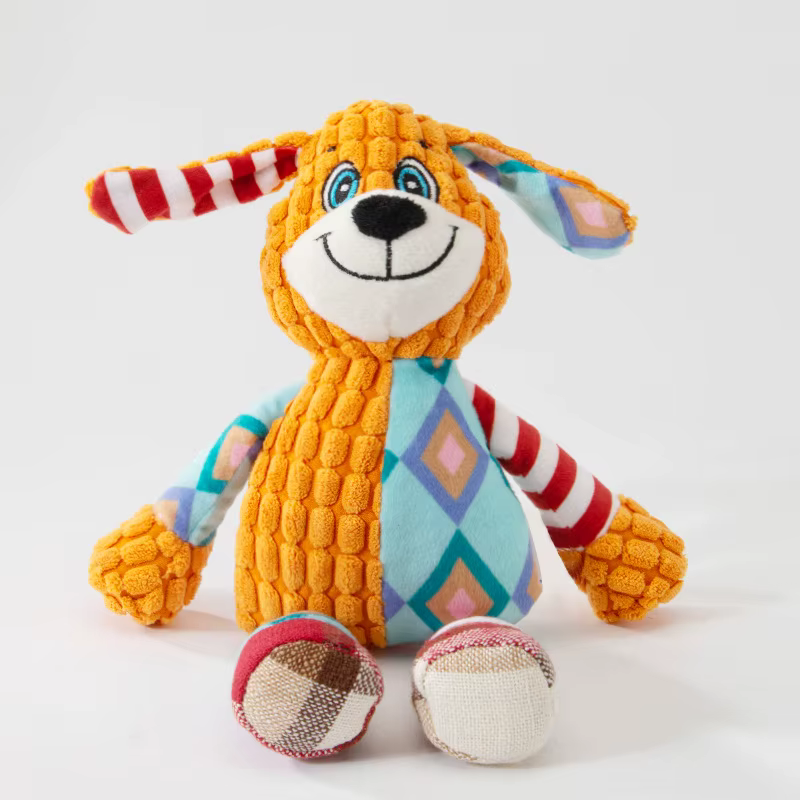 Juguete de Plush para Mascotas Gato Perro Rompecabezas Interactivo Sonoro Corte Resista Animales Adorables Juguetes para Mascotas — imagen 1