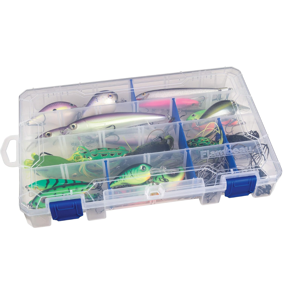 Caja de Tackle para Pesca Outdoors Tuff Tainer Con Tecnología Anti-Rusto Zerust Organizador de Luras Transparente 11 Pulgadas — imagen 5