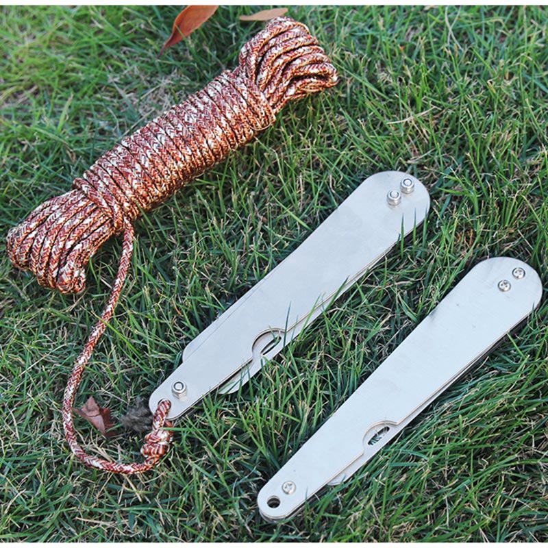 Cuchillo de hierba acero inoxidable plegable para cortar malezas en agua, pesca y reparación de equipo — imagen 1