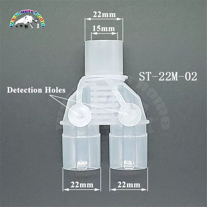 Conector Corrugado de Tres Vías para Circuito Respiratorio de Anestesia, Equipo Veterinario — imagen 4