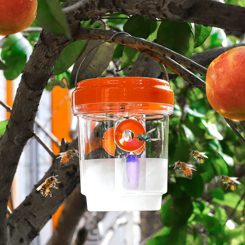 Presa Solar de Abejas y Hormigas - Trampa Colgante para Huerta Jardín Uso Exterior Efectiva — imagen 2