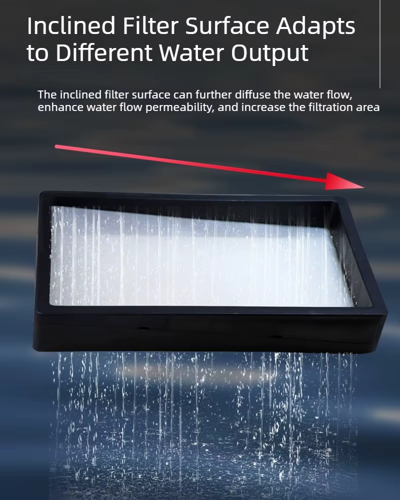 Pantalla de Filtro de Tanque de Peces, Separador de Residuos de Peces, Red de Filtrado, Malla para la Caja de Volteo del Acuario, Accesorios de Filtración — imagen 5