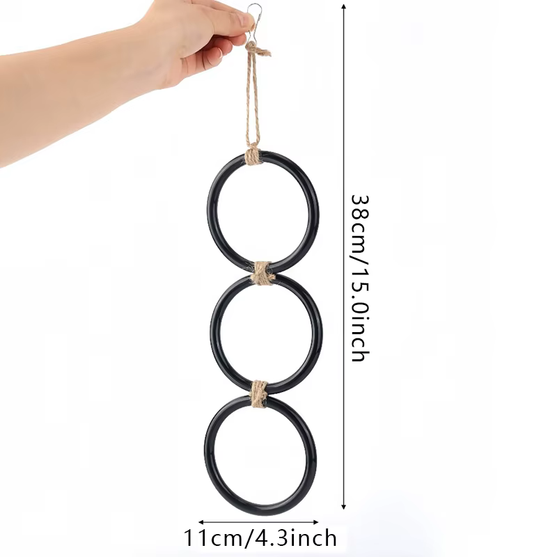 Ring-Shaped Snake Toy Snake Playground Climbing Toy Reptiles Exercise Chain for Corn Snake Chameleon Snake Tank Accessories — image 6