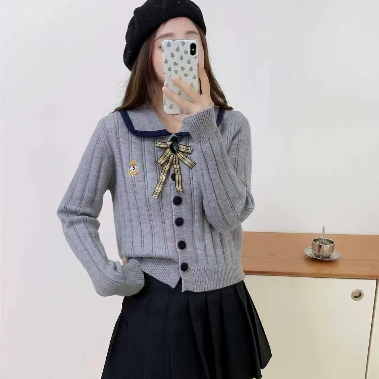 Embroidered Little Bear Sweater — image 4