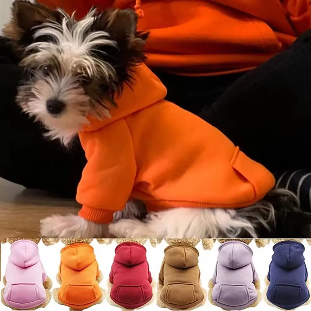 Chaquetas de invierno para perros pequeños y medianos - Trajes de lana para mascotas caninas de otoño e invierno — imagen 2
