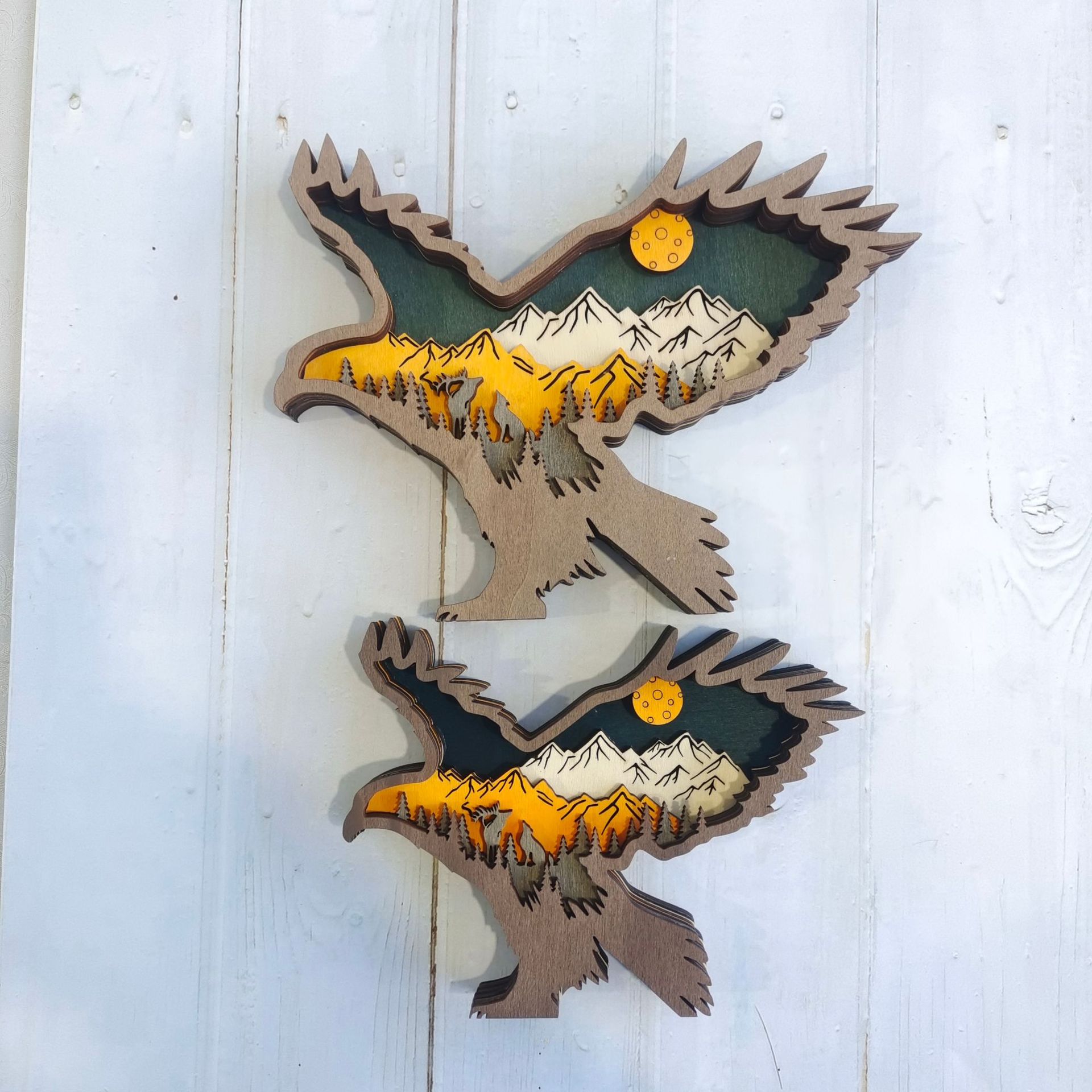 Nuevos Decorativos de Madera Tallados Animales para Creatividad en el Hogar — imagen 2
