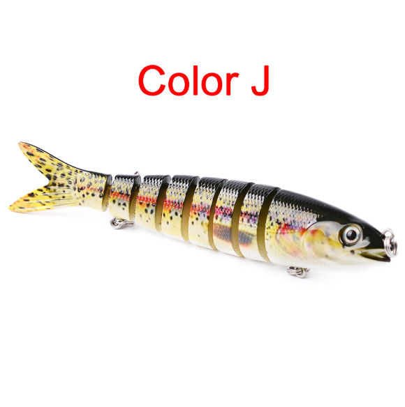 Lureres Artificiales para Pescar Lucio Multisecciones Unidas Secciones Duras de Tiro Lazo para Peces Lucio y Carpín — imagen 17