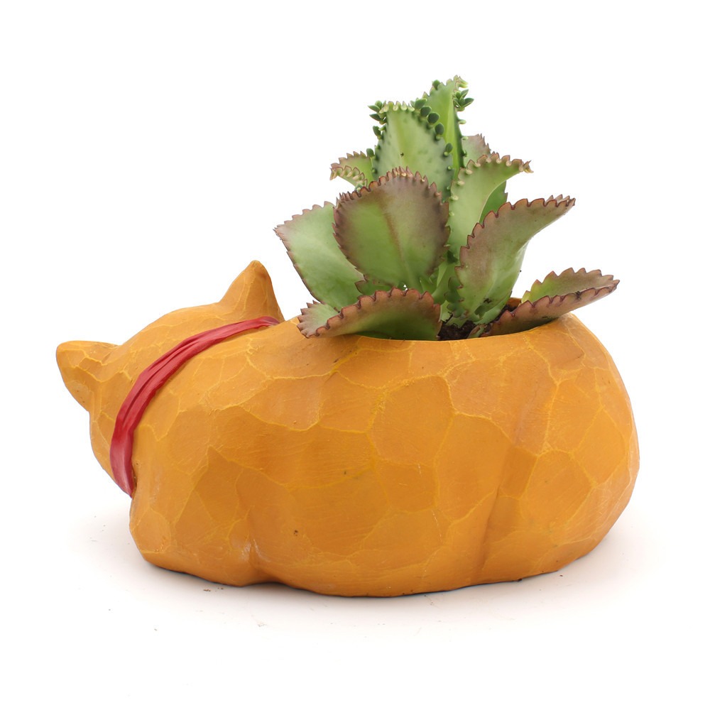 Sleeping Cat Meaty 3D Cartoon Creative Potted Plants — image 5