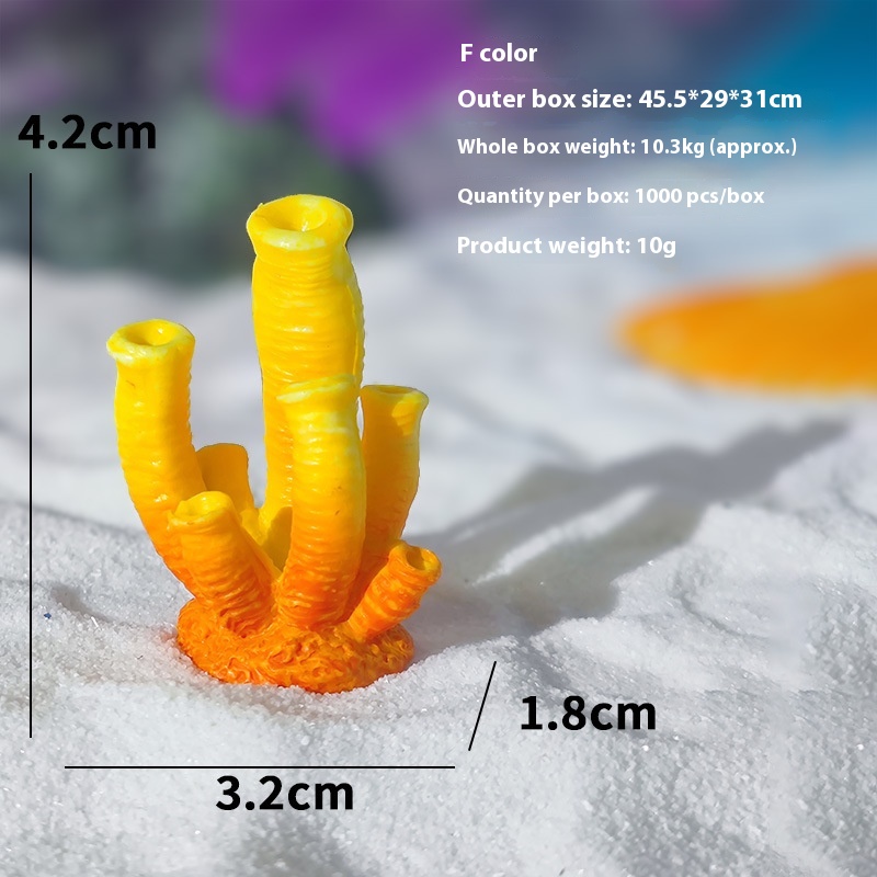 Decoración de Acuario Mini Coral para Tanques Pequeños DIY — imagen 5
