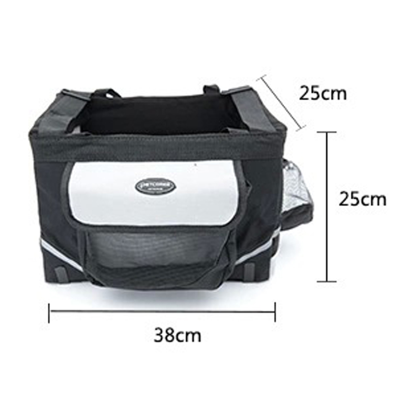 Portable Pet dog bicycle carrier bag basket Puppy Dog Cat Travel bike carrier Seat bag for small dog Products Travel Accessories — image 2