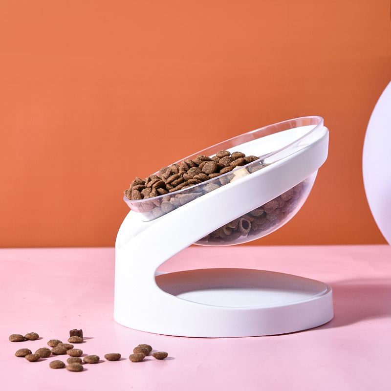 Tazón de Comida para Perros y Gatos con Base Elevada - Plato para Alimentar Mascotas con Soportes Antideslizantes — imagen 5