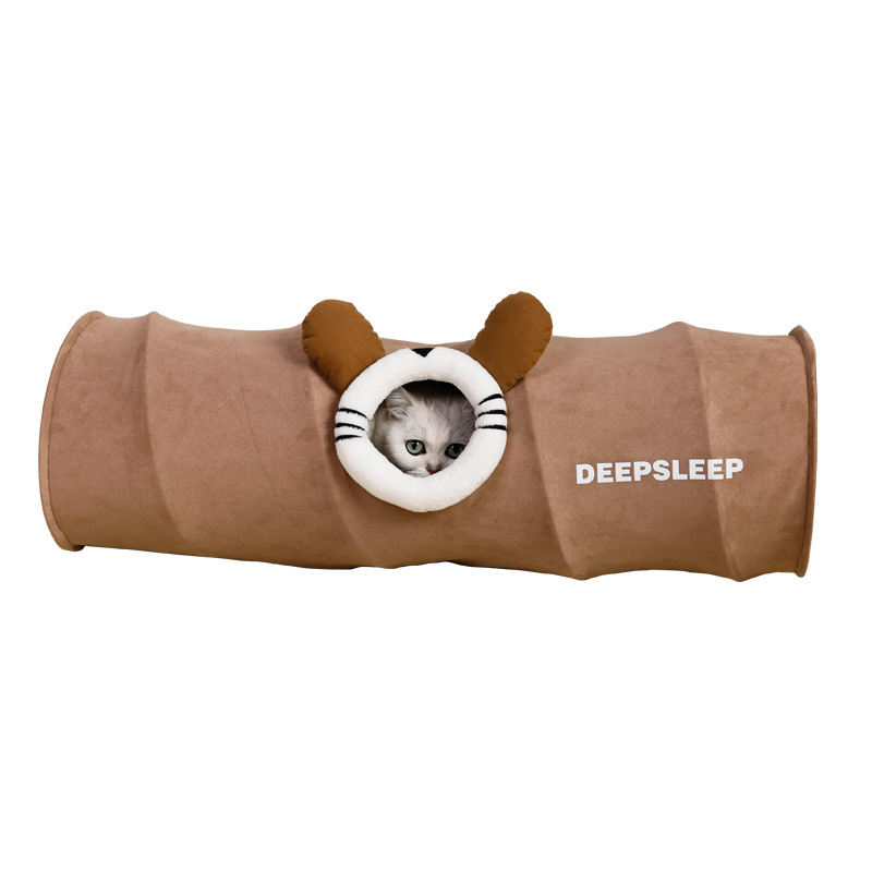Cat Rolling Cage Toy Hide-and-Seek Straight Tunnel Cat Bed Universal Pet Cat Tunnel — image 5